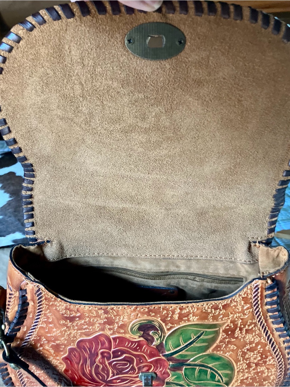 Patricia Nash Arezzo Saddle Bag - Picture 9 of 16